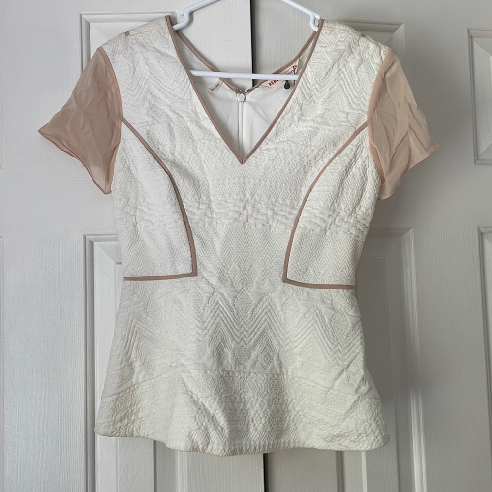 Rebecca Taylor Cut Out Shirt